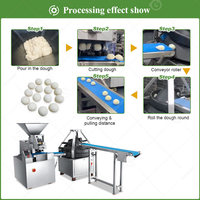 Machine à diviser et à arrondir la pâte entièrement automatique 2-500g pour cônes, boules et produits coniques, avec fonction de façonnage et de découpe