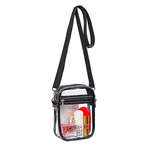 Wholesale <b>Waterproof</b> <b>Zipper</b> PVC Crossbody <b>Bag</b> Clear Transparent Purse Shoulder Messenger <b>Bag</b> <b>Beach</b> Vocation RTS Bulk Mixed Order - Product Image 2