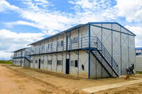 TOPPRE Maison préfabriquée de type K Hébergement temporaire en acier et panneau sandwich Maison Camp de travail Conteneur détachable Maisons K