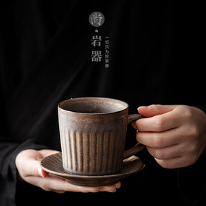 ชุดถ้วยกาแฟเซรามิกสไตล์จีน 201-300 มล. ทนทาน สีพื้นเรียบง่าย ดีไซน์มินิมอล สำหรับอาหารเช้าหรือชา - Product Image 4