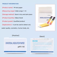 Nouveau 1-14 testeur de Ph en papier, Instruments de mesure et d'analyse, indicateur à bandes, testeur de tournesol pour l'eau