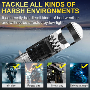 Ampoule de phare LED pour <span class=keywords><strong>moto</strong></span> M01R Plug and Play en gros, P15D H6, refroidissement AC/DC 9-60V 28W 2800LM, lentille de phare de <span class=keywords><strong>moto</strong></span> avec ventilateur - Product Image 4