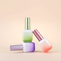 Esmalte de Uñas en Gel UV LED OEM ODM de 11 ml, Botella de Vidrio con Tapa y Pincel