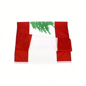 Wholesale Outdoor Double Stitched with Brass Grommets Lebanese National Country Lebanon Lebanese Red White <b>Flag</b> - Product Image 2