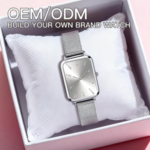 <span class=keywords><strong>Reloj</strong></span> de cuarzo minimalista moderno para Mujer | Logotipo personalizado, venta al por mayor de bajo costo para el mercado europeo y estadounidense - Product Image 1