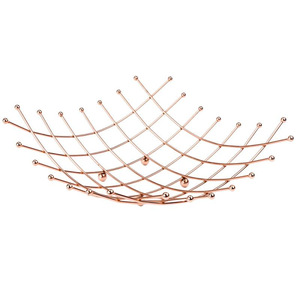 <span class=keywords><strong>Panier</strong></span> de rangement en maille plaqué or pour la maison, plateau à collation, <span class=keywords><strong>panier</strong></span> à fruits et légumes, plateau de rangement, <span class=keywords><strong>panier</strong></span> à collation en métal - Product Image 4