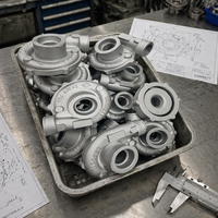 Pièces de moulage sous pression en aluminium A380 ADC12 personnalisées Fonderie de coulée de métaux avec usinage CNC Services de coulée de qualité