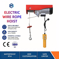 Mini palan électrique sans fil 110V/220V, léger, silencieux, antirouille, 100-1200 kg, pour levage en atelier, grue et entrepôt
