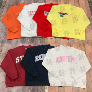 Tùy Chỉnh Mockneck Cotton Heavyweight Jumper Thêu Mềm Lông Cừu Cao Cổ Crewneck Quá Khổ Mock Cổ Áo Phụ Nữ - Product Image 3