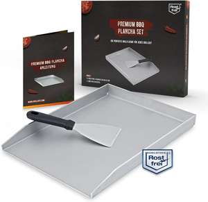 Kit d'accessoires pour plaque de cuisson robuste, plaque de cuisson premium Plancha avec grattoir pour cuisinières à induction - Product Image 1