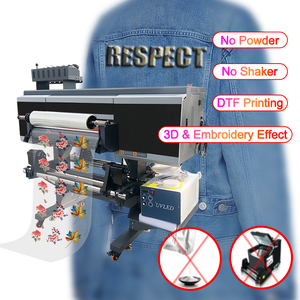เครื่องปริ้นเตอร์อิงค์เจ็ท UV Dtf ไร้ผง I1600 Xp600 A1ขนาด60ซม. สำหรับเสื้อยืดยีนส์3D ลายปัก - Product Image 2