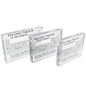 Tablero de exhibición de cristales de la tabla periódica, elementos químicos acrílicos, ayuda educativa para la enseñanza, para la escuela y decoración del hogar, regalo - Product Image 1
