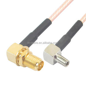 2025 TS9 Stecker 90 Grad RPSMA Buchse Rechtwinklig RG316 PTFE RF 50 Ohm Pigtail-Kabel -55~+155°C Kupfer Mehradrig - Product Image 1