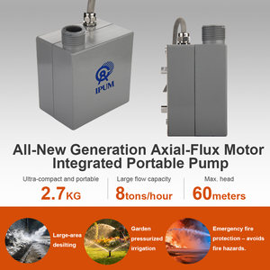 مضخة محمولة متكاملة ذات نطاق واسع من التطبيقات. تزن 2.7 كجم فقط. أقصى ارتفاع 62 مترًا، أقصى تدفق 8 متر مكعب/ساعة. - Product Image 3