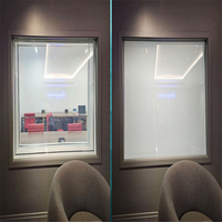 Film intelligent PDLC WINCENT, film de confidentialité électrique commutable pour cloisons de verre de bureau et fenêtres de bâtiment