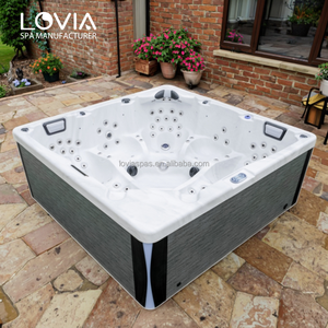 อ่างอาบน้ำร้อนแบบหรูหราขนาด5 6คนอ่างอาบน้ำพลาสติกสี่เหลี่ยม - Product Image 1