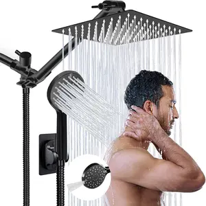 Wall Mounted Shower Concealed Shower Set Folding Conceal Shower Mixer Set System Faucet