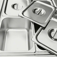 Peralatan Dapur Komersial dengan Nilai Ekonomi Luar Biasa: Lemari Berinsulasi Baja Anti Karat untuk Beras dan Lemari Display Makanan dengan Penutup Kaca