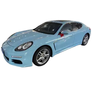 2024 popolare pellicola per veicolo avvolgente in vinile con supporto per animali domestici serie blu Gloss Car Change Color