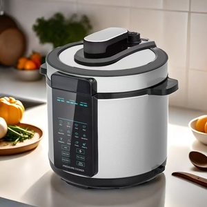 Marmite électrique <span class=keywords><strong>programmable</strong></span> en acier inoxydable Autocuiseurs électriques Revêtement antiadhésif Marmite intérieure Smart Rice Cooker - Product Image 2