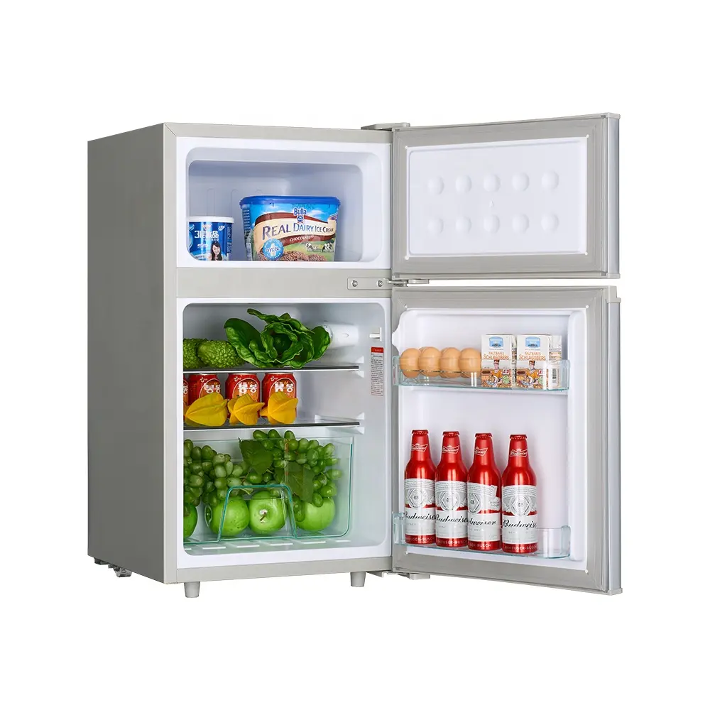 98l porta dupla e congelador superior pequeno frigorífico BCD-98