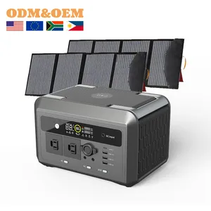 220v 600w centrale solare portatile 700w generatore solare 110v centrali elettriche portatili 1200w con pannelli solari