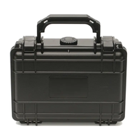 Boîte de rangement d'outils en plastique robuste à double boucle, portable, pour électricien domestique, organisateur d'outils d'entretien 2121