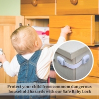 Verrou de tiroir pour bébé Prodigy LH10, protection pour enfants, pour armoire, sécurité des tout-petits, réfrigérateur, fenêtre, placard, garde-robe