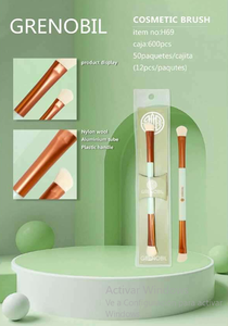 Grenobil Dual-Ended Eyeshadow Brush 51# <b>Makeup</b> <b>Tool</b> For Eye Shadow Application - Product Image 3