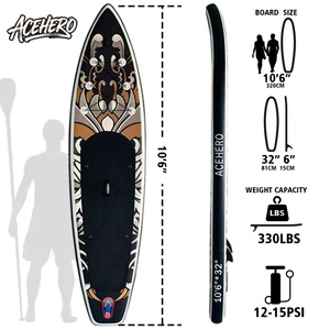 Planche à pagaie <span class=keywords><strong>gonflable</strong></span> personnalisée haut de gamme et élégante à motif hibou pour prendre des photos - Product Image 3