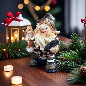 งานฝีมือเรซิ่นรูปกระรอกแคระสำหรับตกแต่งกระถางต้นไม้กลางแจ้งสวน - Product Image 2