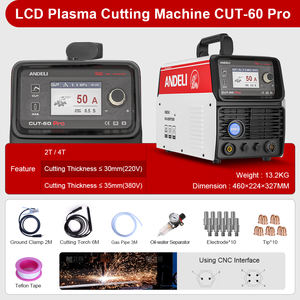 ماكينة قطع البلازما ANDELI CUT-PRO CNC ، شاشة عرض LCD بجهد 60 V ، قوس طيار غير HF ، قاطع قطع البلازما - Product Image 5