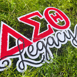 للبيع بالجملة رقع تطريز الشنيل القديمة من دلتا ، سرور سويتشرتد مطرز على رقعة ، زين لنادي نسائي - Product Image 4