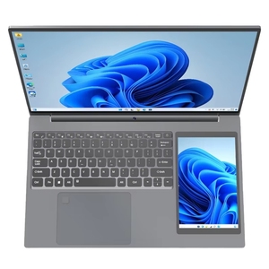 2025 nuevo diseño DS156 Personal y ordenador portátil para el hogar pantalla táctil doble N100 <span class=keywords><strong>RAM</strong></span> 32GB 15,6 "+ 7" pantalla dual portátil de negocios - Product Image 2