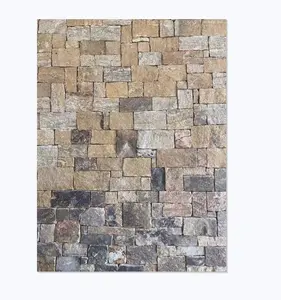 Pietra naturale del campo delle pietre della parete del castello del rivestimento della parete esterna della cina per la parete