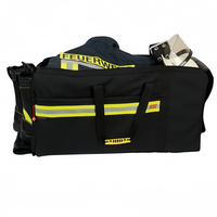 Échantillon gratuit Sac de transport pour équipement de pompier, imperméable, portable et durable, avec poche avant à bordure réfléchissante