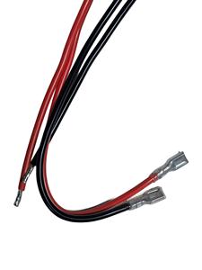 Connecteur 2 broches avec faisceau de câbles 12AWG, borne femelle à fourche, câble de raccordement rapide automobile avec bride de fixation - Product Image 2