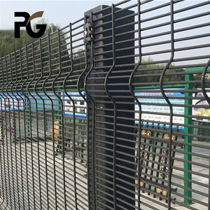 2025 nouveaux panneaux de clôture en treillis soudé de clôture anti-escalade Clearvu 358 avec cadre en fer porte coulissante <span class=keywords><strong>hauteur</strong></span> 1.8m longueur <span class=keywords><strong>2m</strong></span> - Product Image 1