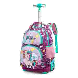 Sac <span class=keywords><strong>à</strong></span> dos <span class=keywords><strong>à</strong></span> <span class=keywords><strong>roulettes</strong></span> pour enfants de créateur Sacs <span class=keywords><strong>à</strong></span> dos pour enfants Sacs d'école <span class=keywords><strong>à</strong></span> <span class=keywords><strong>roulettes</strong></span> <span class=keywords><strong>Licorne</strong></span> pour filles - Product Image 2