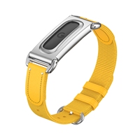 Bracelet de montre de remplacement pour Google Fitbit Air, entièrement enveloppant, avec cadre métallique, résistant à la transpiration et à l'eau, en nylon renforcé avec PU