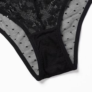 YZ 2026 Intimo in Pizzo <span class=keywords><strong>Sexy</strong></span> da Donna, Slip in Pizzo Solido, Mutandine Trasparenti Femminili - Product Image 6