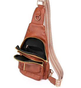 Robuste PU-Umhängetasche mit Großer Kapazität für Damen und Herren, Sportlich Designte Schultertasche für Frauen - Product Image 3
