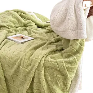 Теплое флисовое кашемировое шерстяное одеяло на заказ, большие размеры, тяжелые шерстяные одеяла