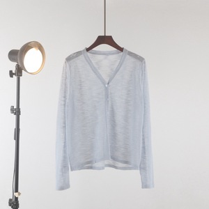 Cardigan d'été pour femmes de style français mince châle de protection solaire transparent solide petite <span class=keywords><strong>cape</strong></span> de couverture chemise de climatisation robe jumelée - Product Image 3