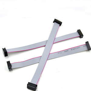 2.54mm IDC 带状电缆组件 10 针 2 排柔性铜芯电缆 UL1571 适用于计算机 PCB 医疗电子设备 - Product Image 1