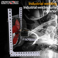Ventilateur d'extraction de fumée à moteur tout en cuivre, ventilateur électrique à rotor, aspirateur de cuisine industriel, montage mural pour usage domestique