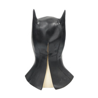 Masque en latex Batman DIY 28x42 cm en émulsion pour accessoires de costume de fête d'Halloween