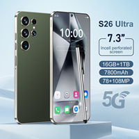 Teléfono Móvil S26 Ultra con Pantalla Grande de 7.7 Pulgadas, 22GB+2TB, Android 15, Desbloqueado, S-Pen, Doble SIM, el Más Vendido