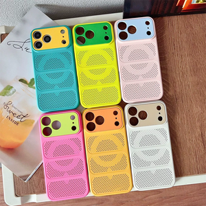 Funda de Plástico con Bloques de Color para Disipación de Calor para iPhone 18 Pro Max 17 16 15, Cubierta Antigolpes con Carga Magnética - Product Image 3