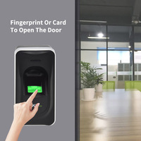 Lecteur d'empreintes digitales biométrique miniature étanche IP65 Zk Teco FR1200 avec lecteur de carte autonome de contrôle d'accès RS485